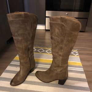 Frye high brown boot 8 1/2